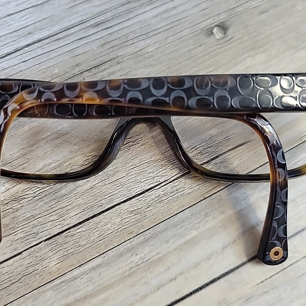 Coach Eyeglasses HC 6002 Cecilia 5055 Dark Tortoise Frames Only 51-16 135‎ - Picture 11 of 14